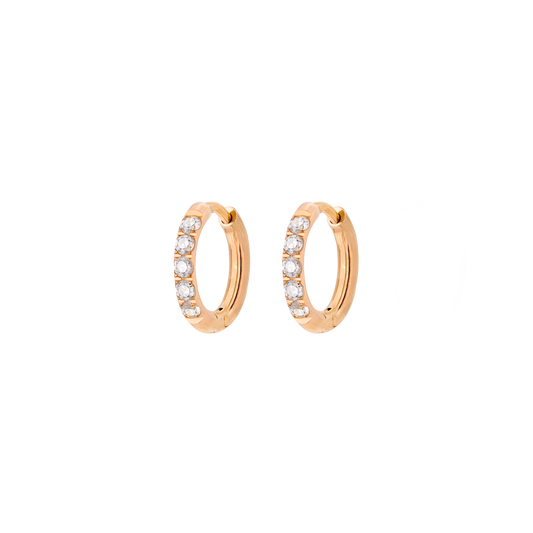 Glimmer Hoops Baby Roségold