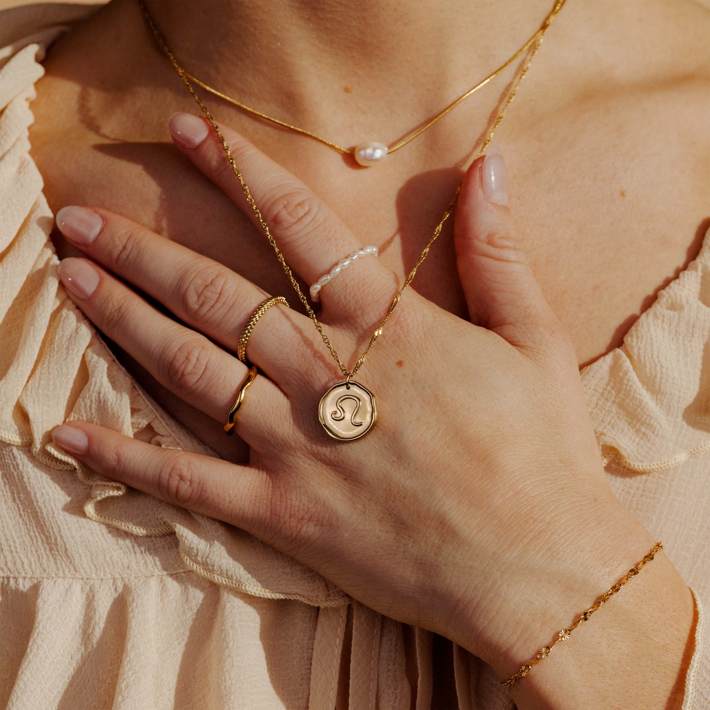 Zodiac Necklace Gold