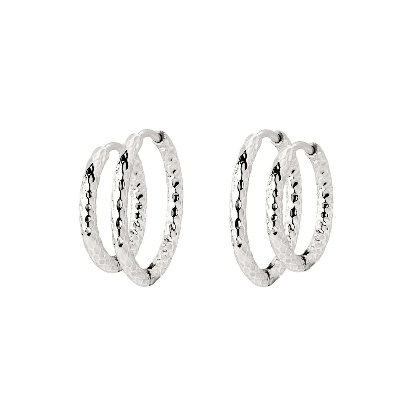 Prism Hoop Bundle Silber