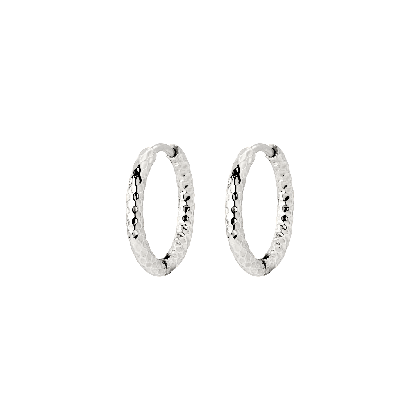 Prism Hoops Small Silber