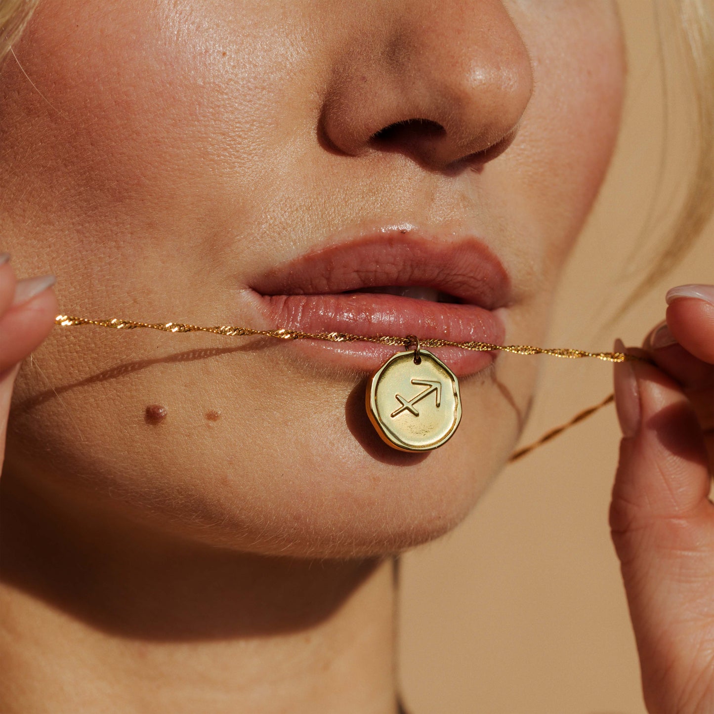 Zodiac Necklace Gold