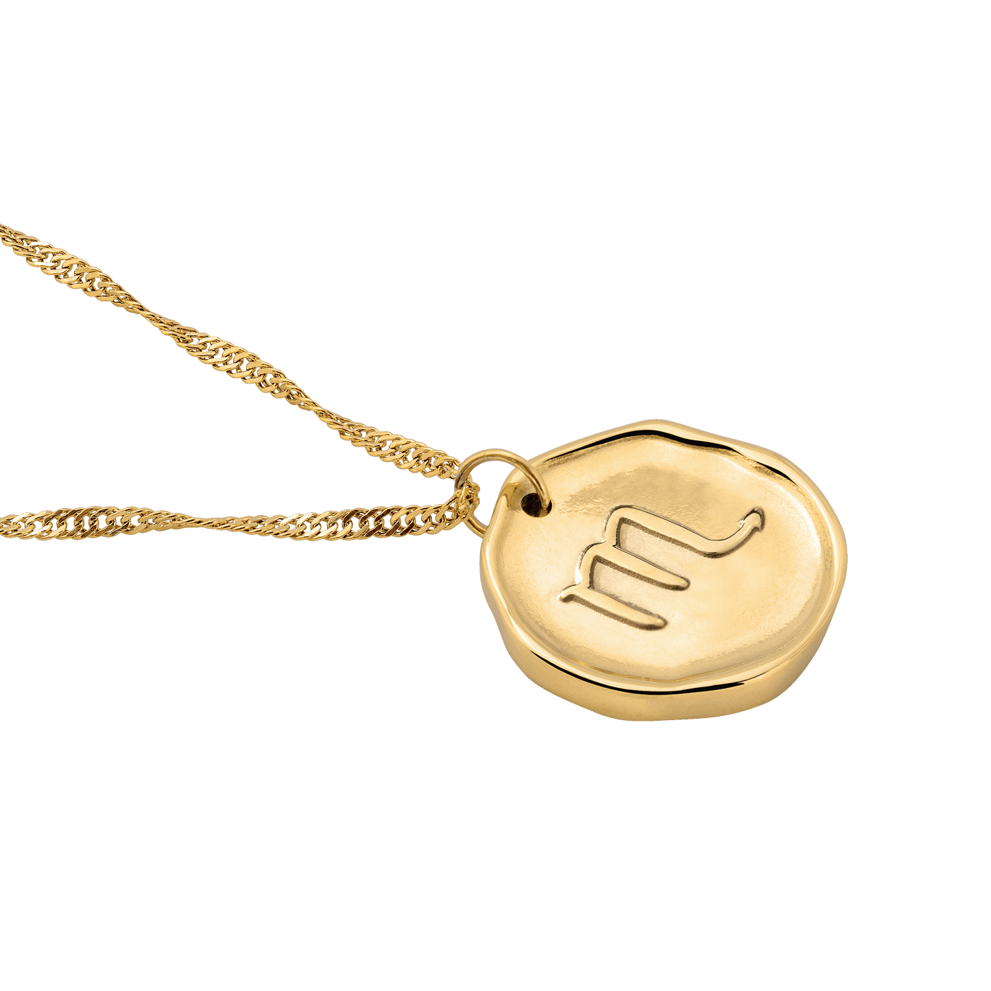 Zodiac Necklace – Scorpio / Skorpion Gold
