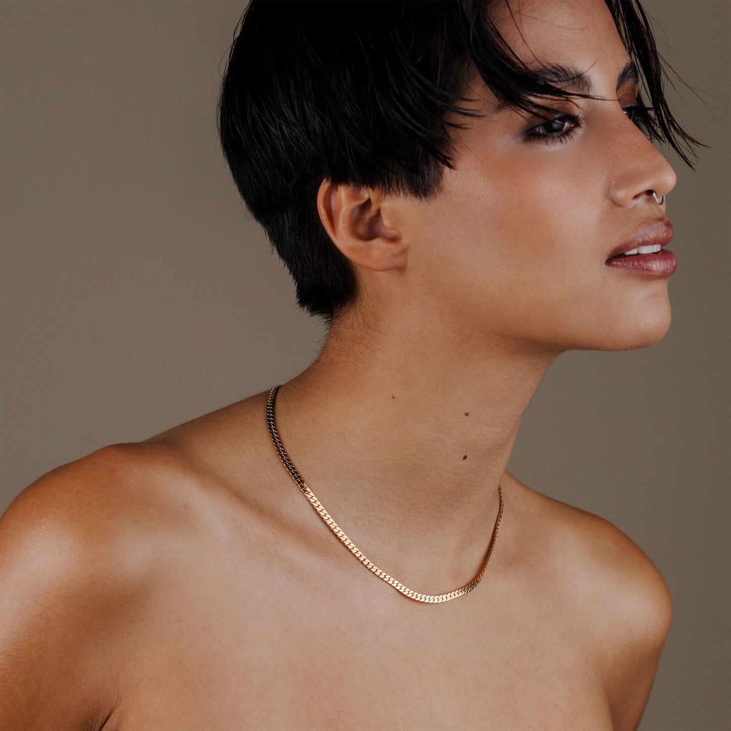 Snaked Necklace Roségold