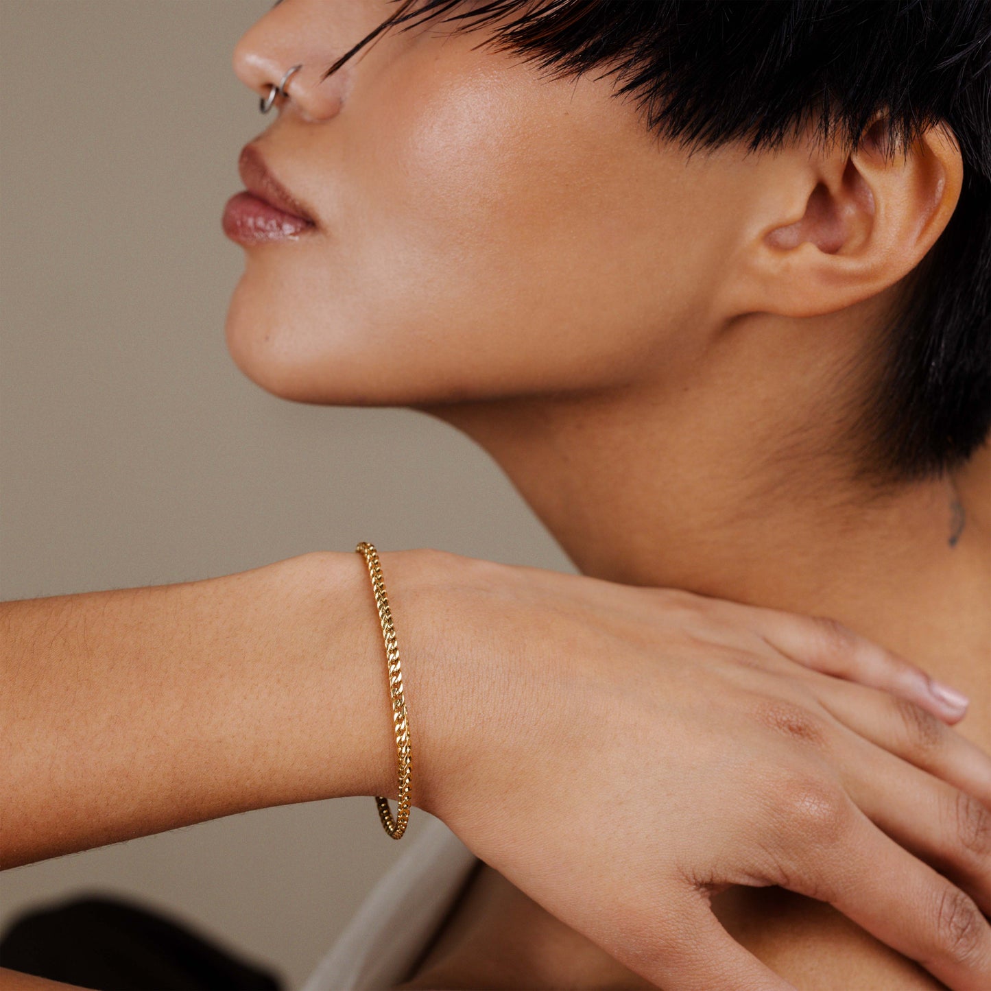 Spiga Chain Bracelet Gold