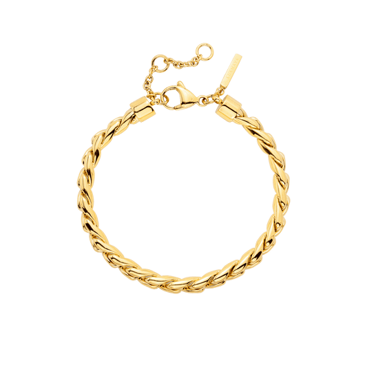 Spiral Links Bracelet Gold