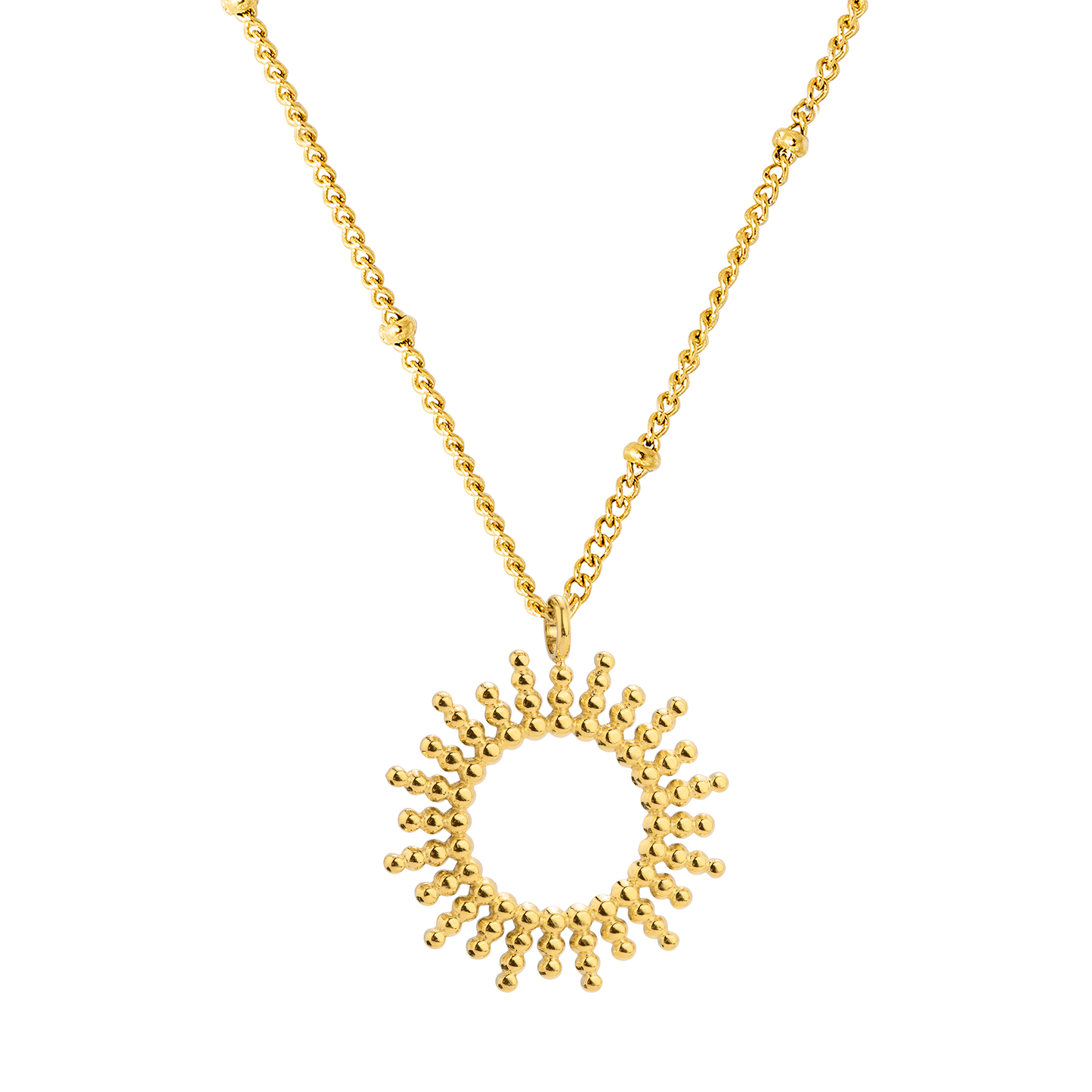 Sunny Beads Necklace Gold