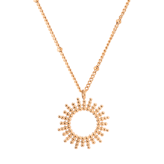 Sunny Beads Necklace Roségold