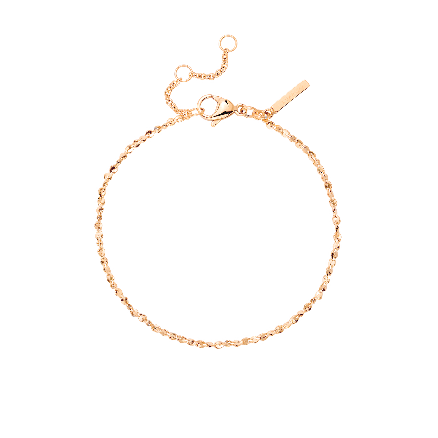 Tinsel Chain Bracelet Roségold