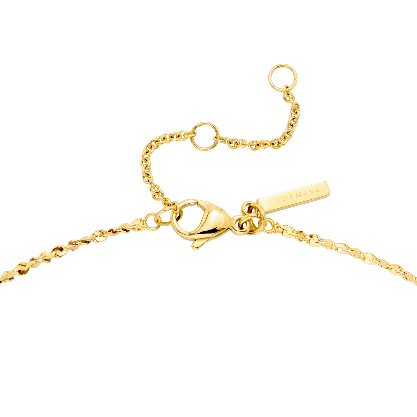 Tinsel Chain Necklace Gold