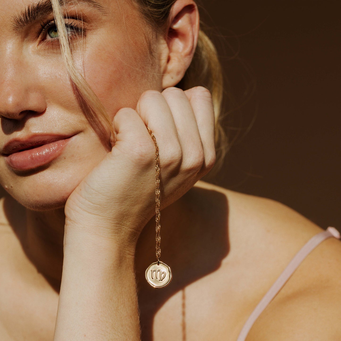 Zodiac Necklace – Virgo / Jungfrau Roségold
