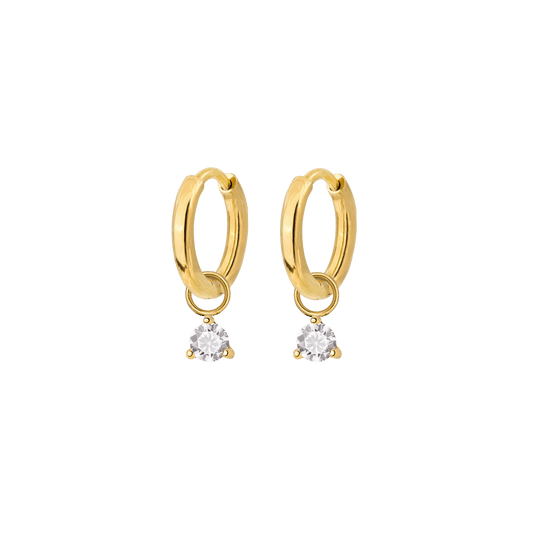 Blanco Lumbre Hoop Set Baby Gold