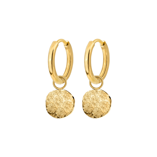 Everbloom Hoop Set Small Gold