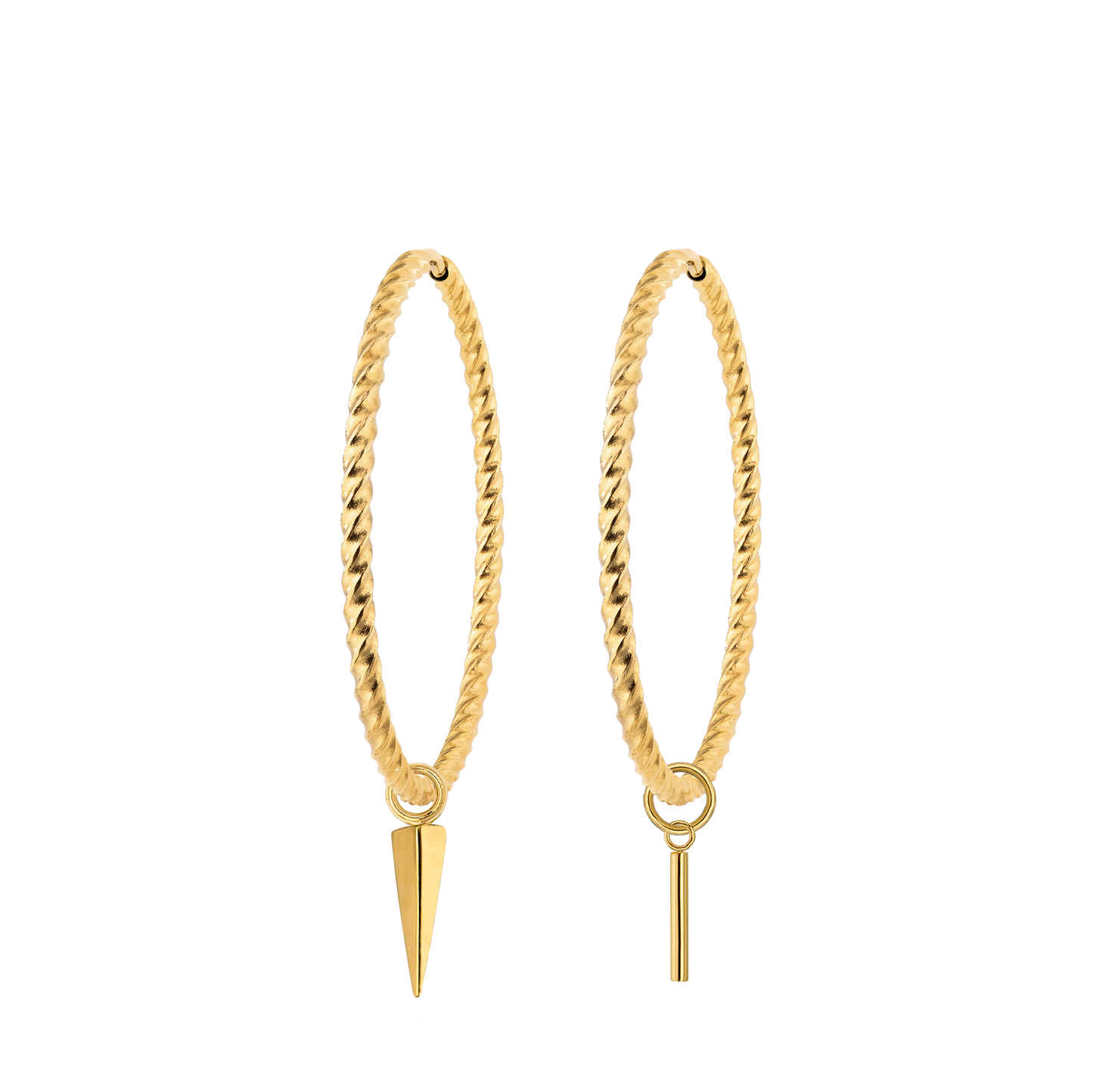 Twisted Hoop Set Extra Large