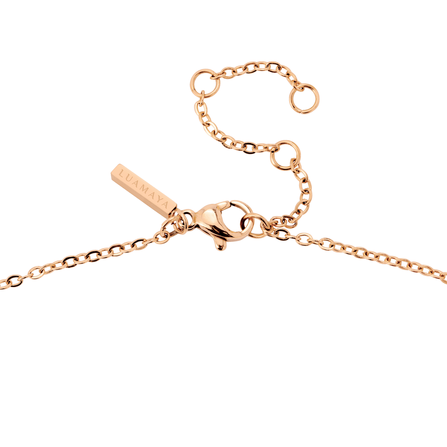 Petal Pearl Y-Necklace Roségold