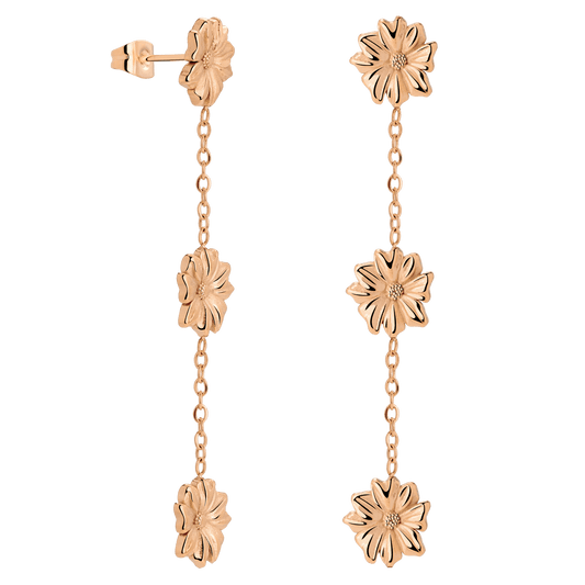 Petal Fall Studs Roségold