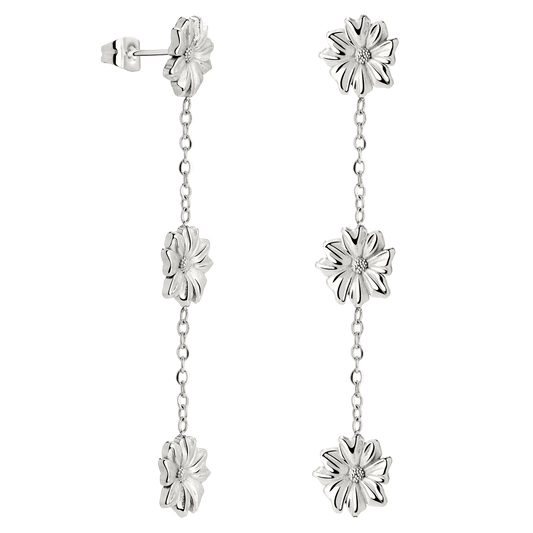 Petal Fall Studs Silber