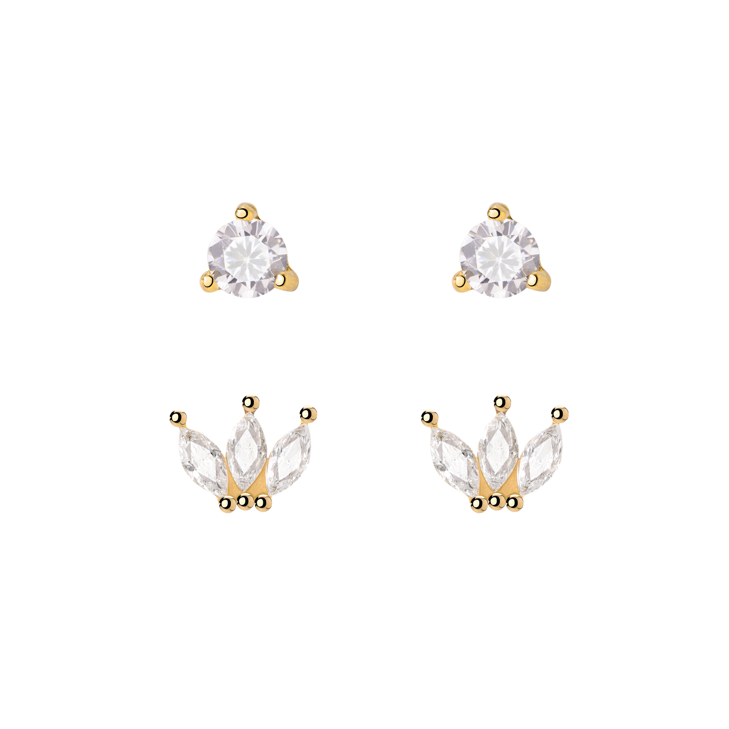 Royalty Stud Bundle Gold