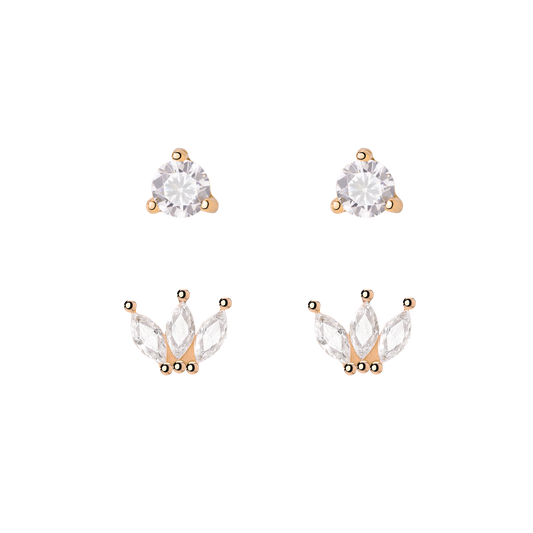 Royalty Stud Bundle Roségold
