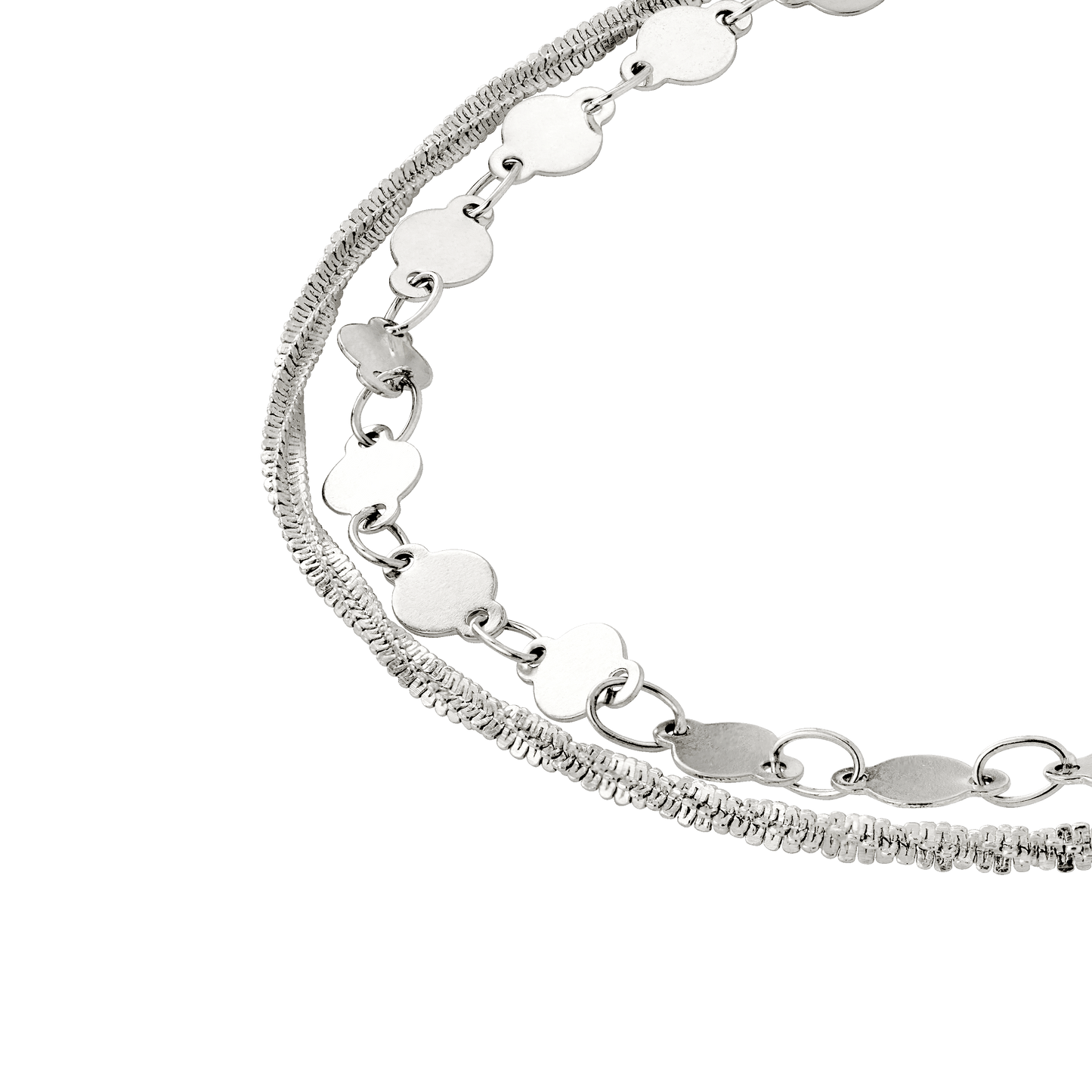 Timeless Ties Bracelet Silber
