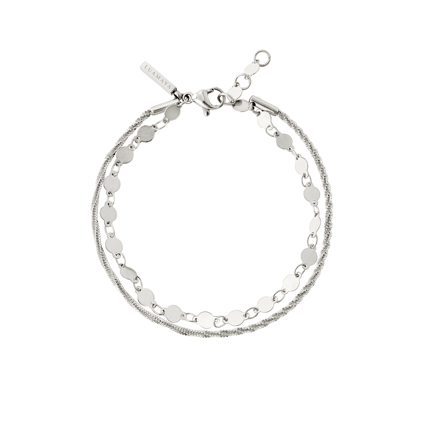 Timeless Ties Bracelet Silber