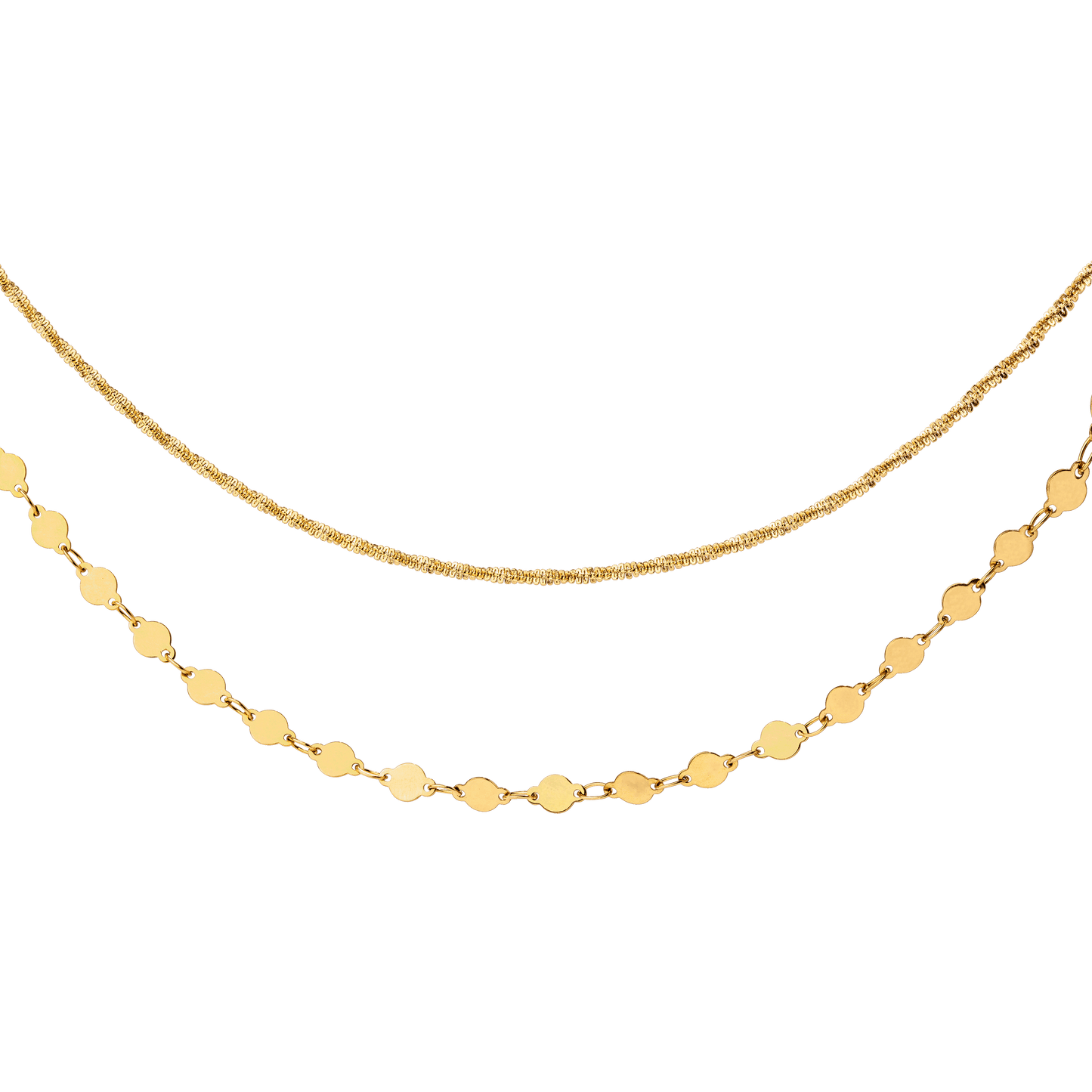 Timeless Ties Necklace Gold