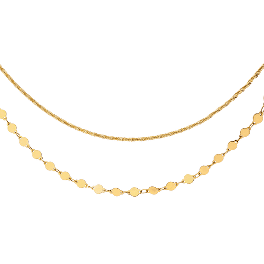 Timeless Ties Necklace Gold