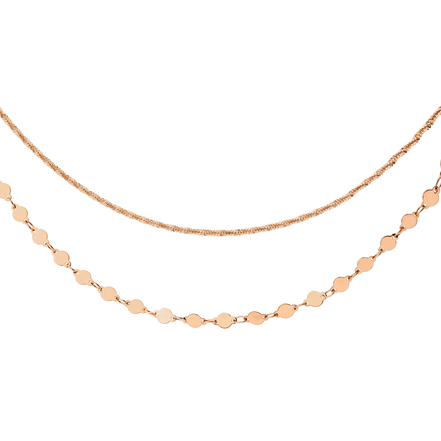 Timeless Ties Necklace Roségold