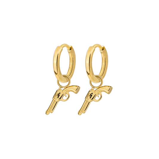 Bulletproof Hoop Set Baby Gold