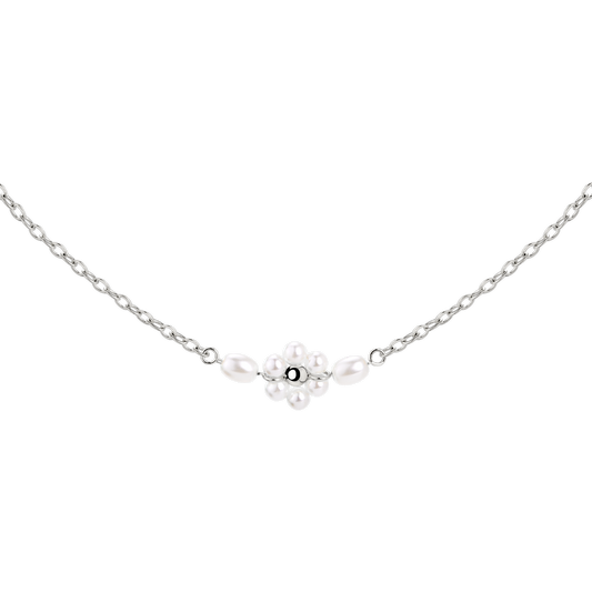 Daisy Choker Silber
