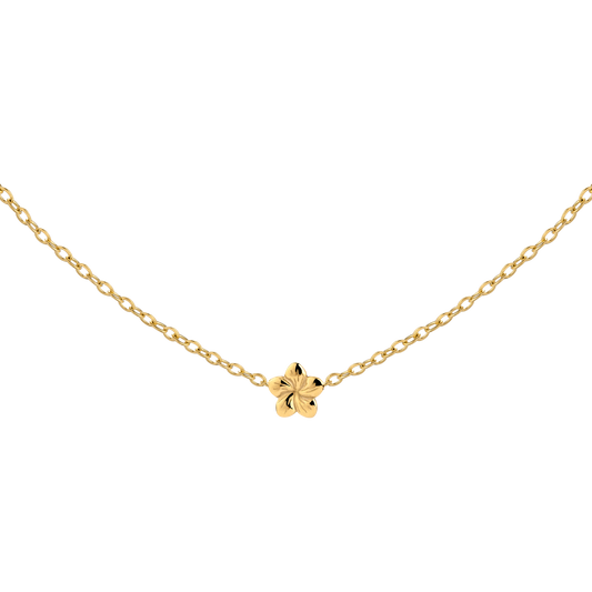 Floral Glow Choker Gold