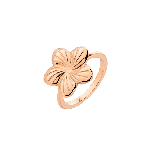 Floral Glow Ring Roségold