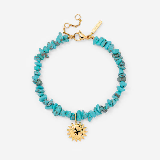 Blue Lagoon Bracelet Gold