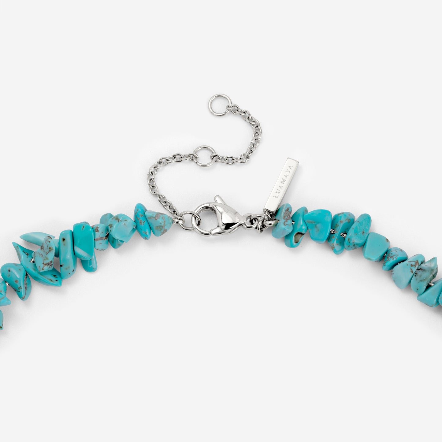 Blue Lagoon Necklace Silber