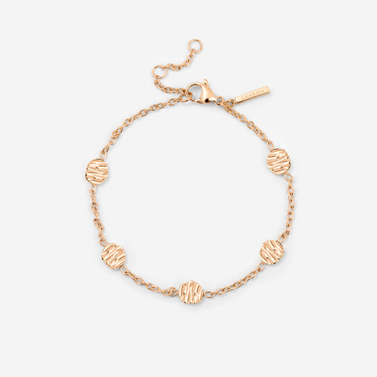 Boho Coin Bracelet Roségold