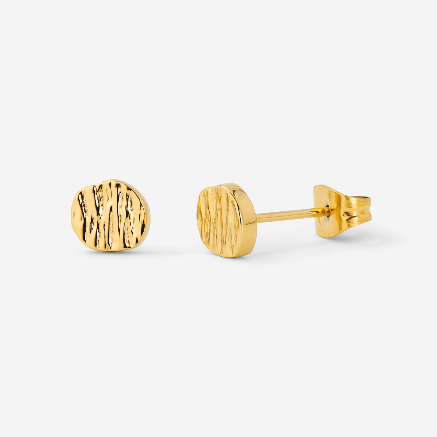 Boho Coin Studs Gold
