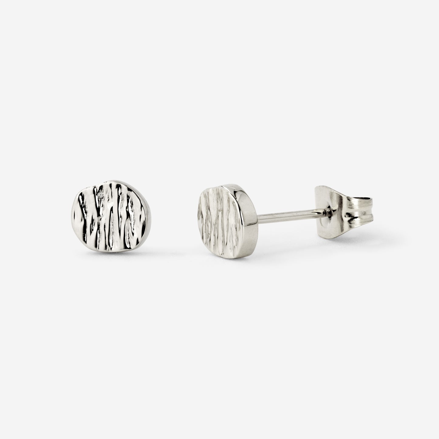 Boho Coin Studs Silber