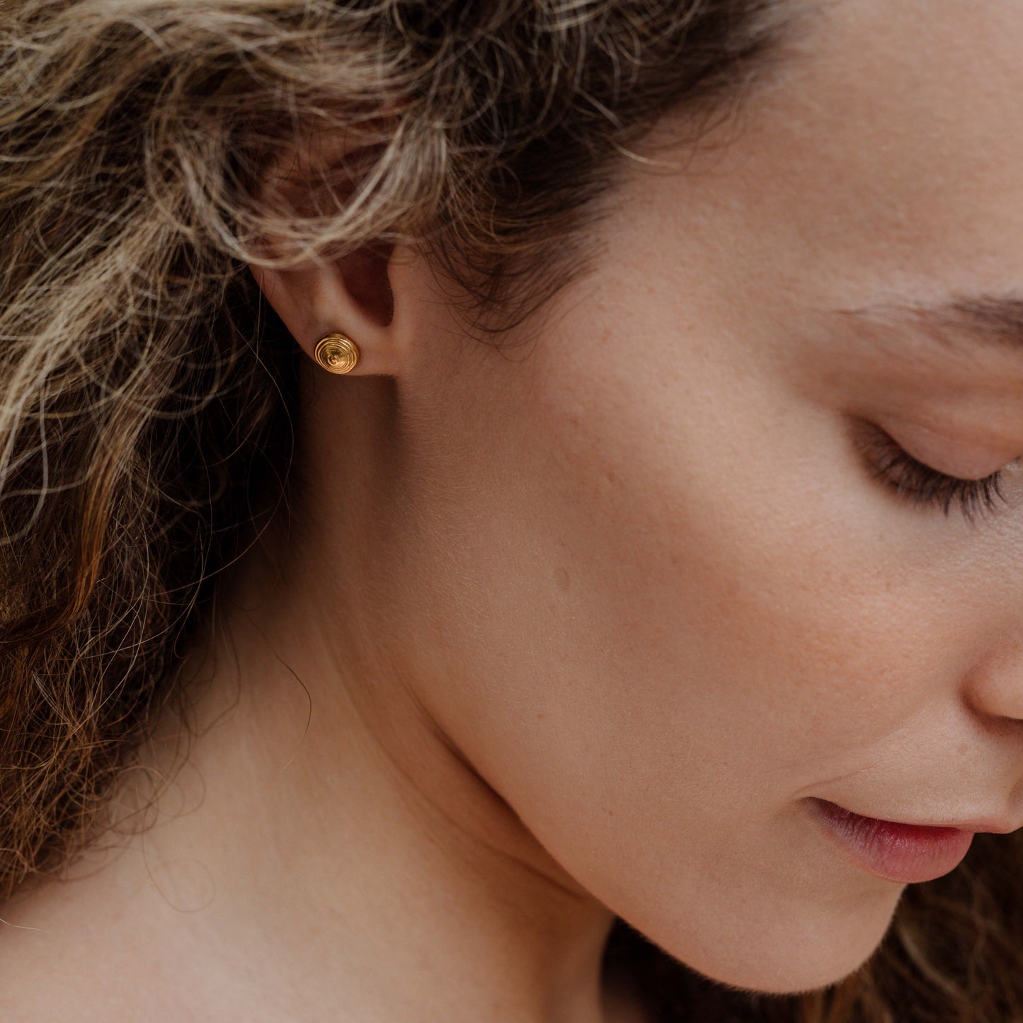 Ocean's Echo Studs Roségold