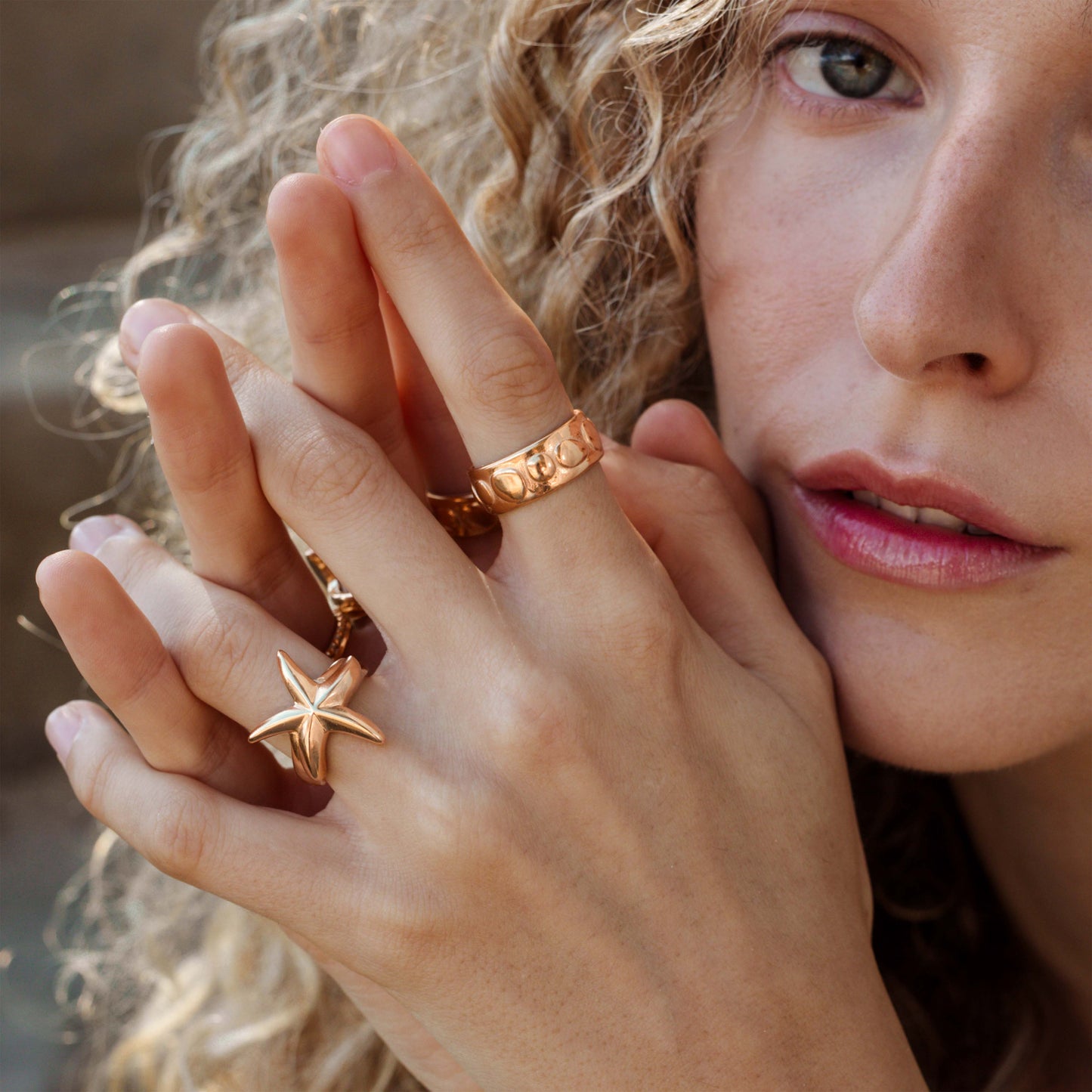 Sea Star Ring Roségold