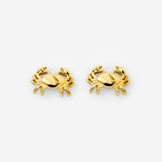 Crab Chaser Studs Gold
