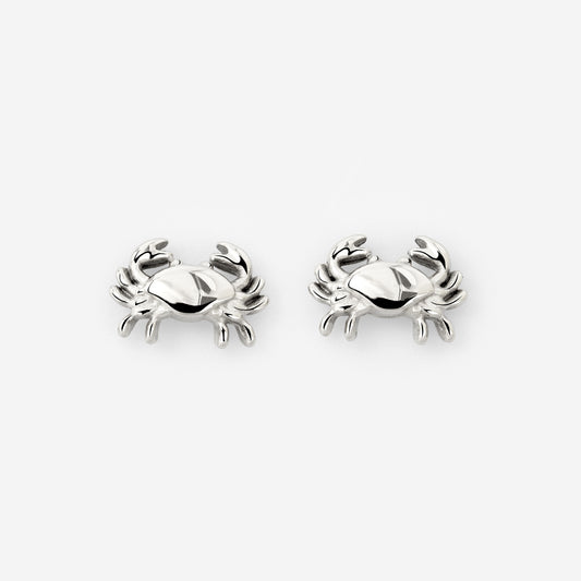 Crab Chaser Studs Silber