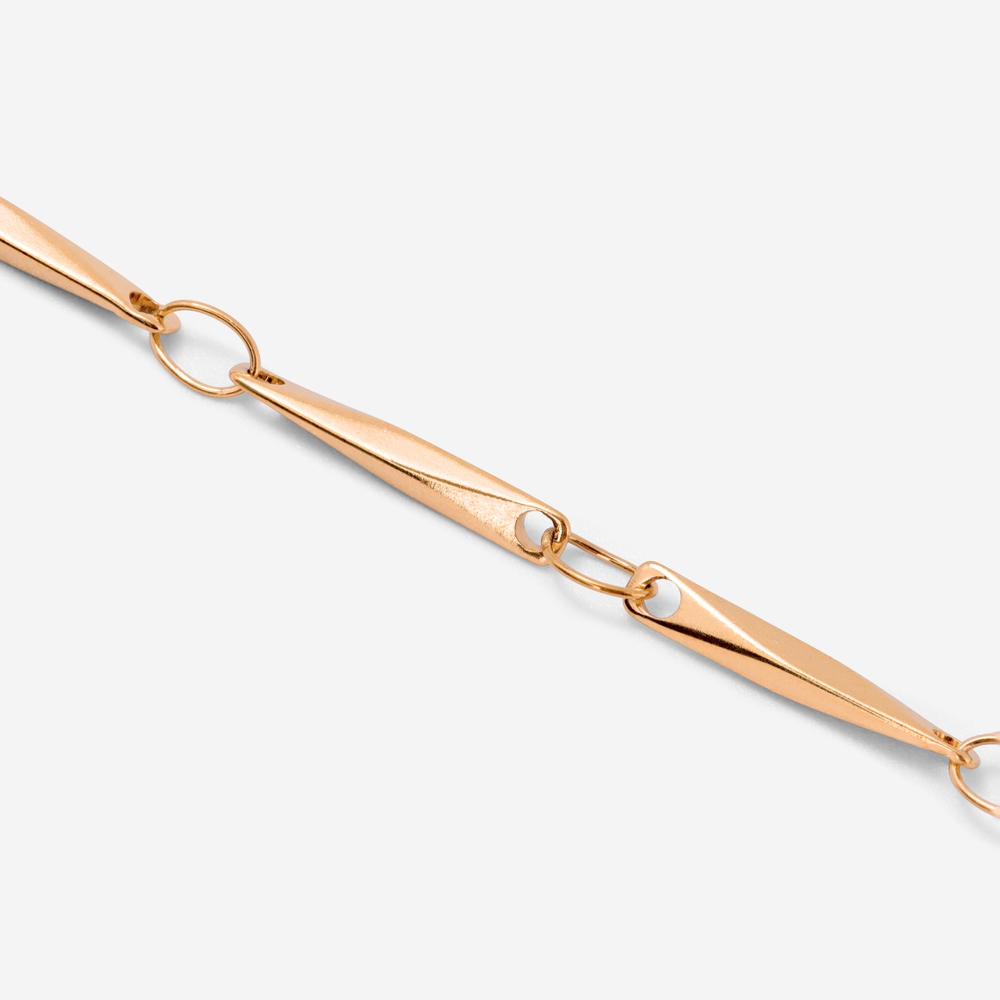Curved Links Bundle Roségold