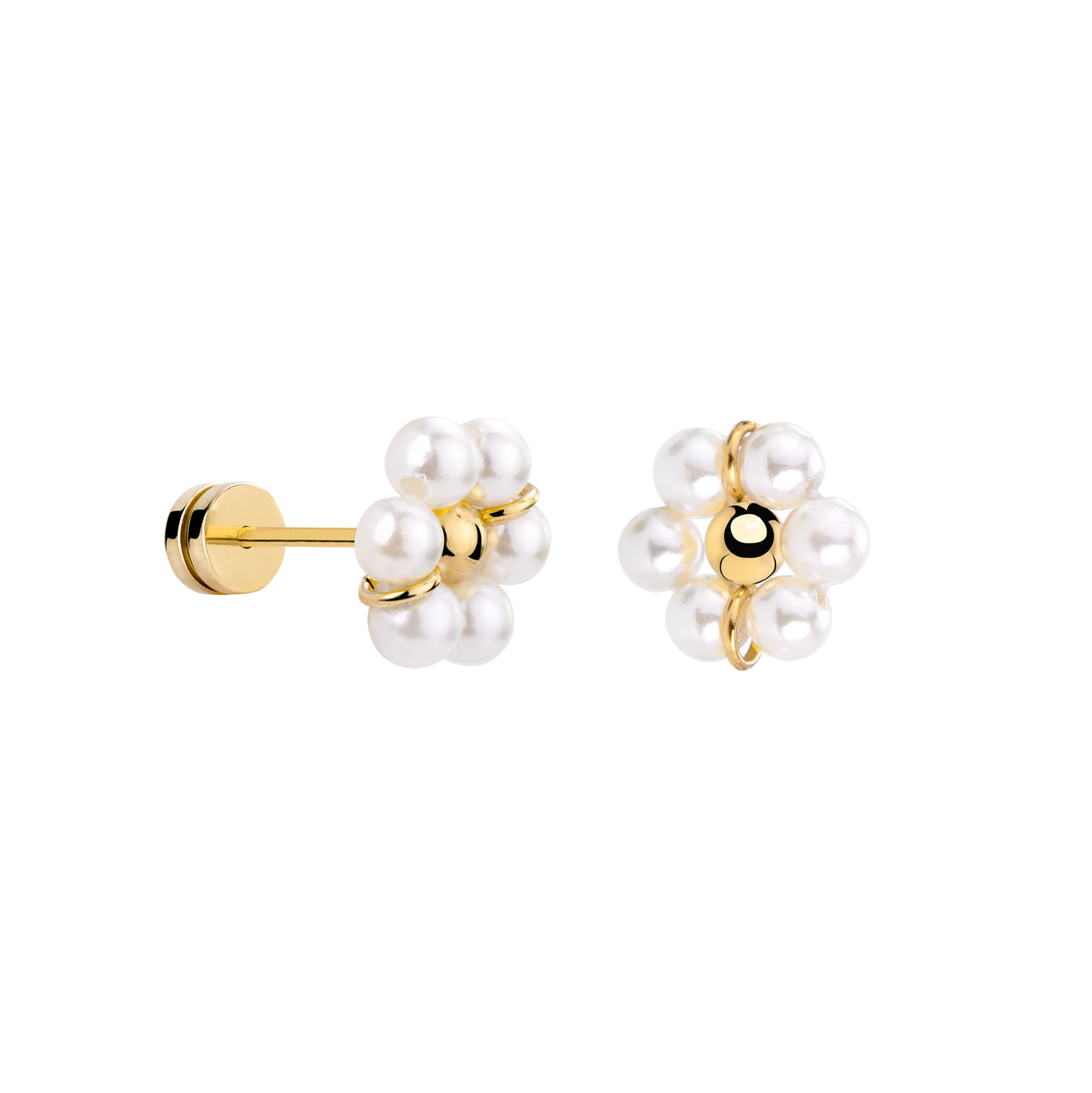 Daisy Studs Gold