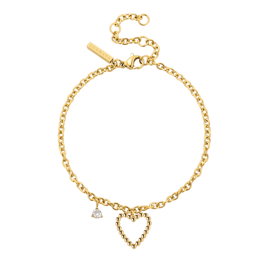 Heart of Gold Bracelet Gold