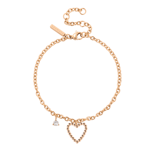 Heart of Gold Bracelet Roségold
