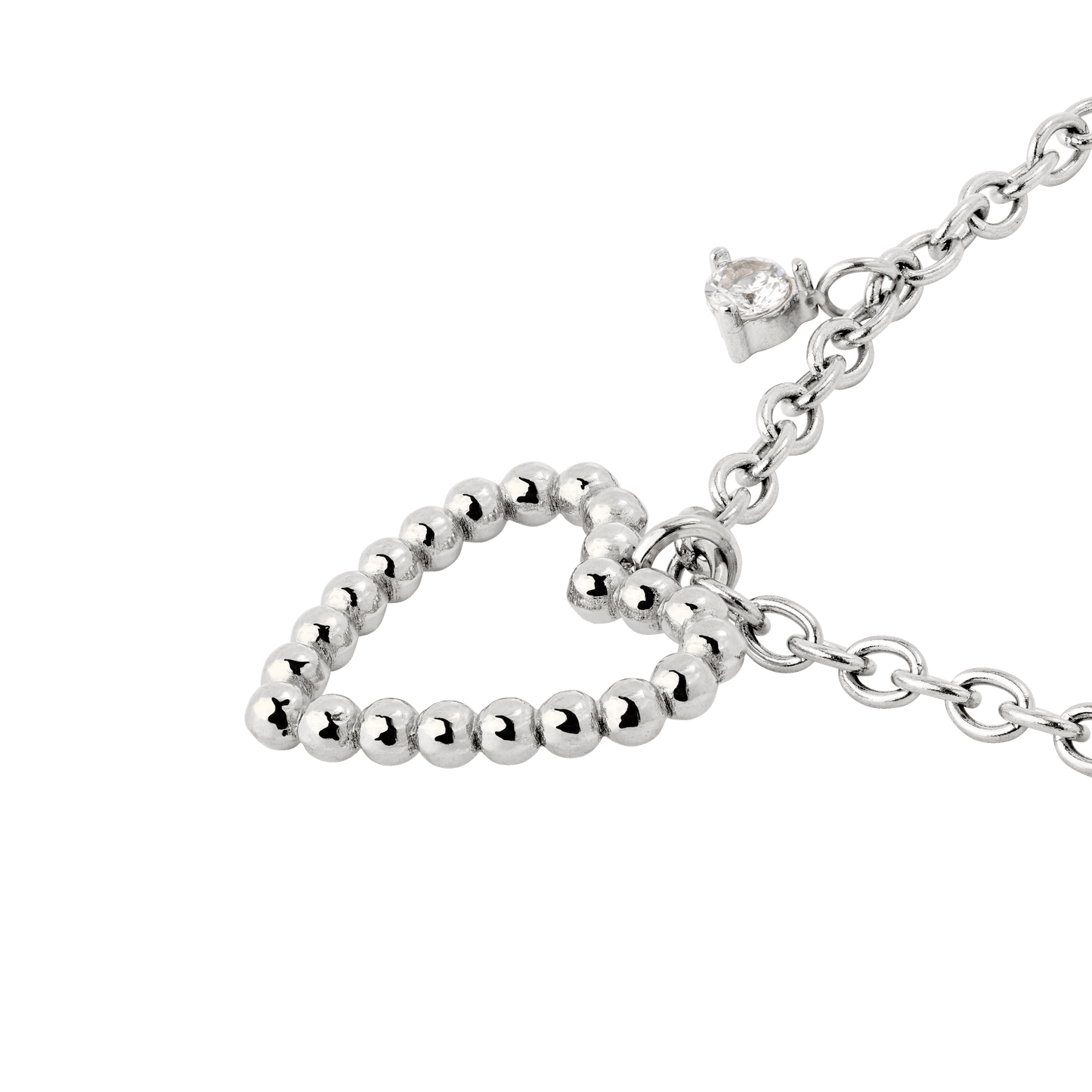 Heart of Gold Necklace Silber