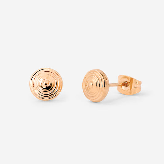 Ocean's Echo Studs Roségold