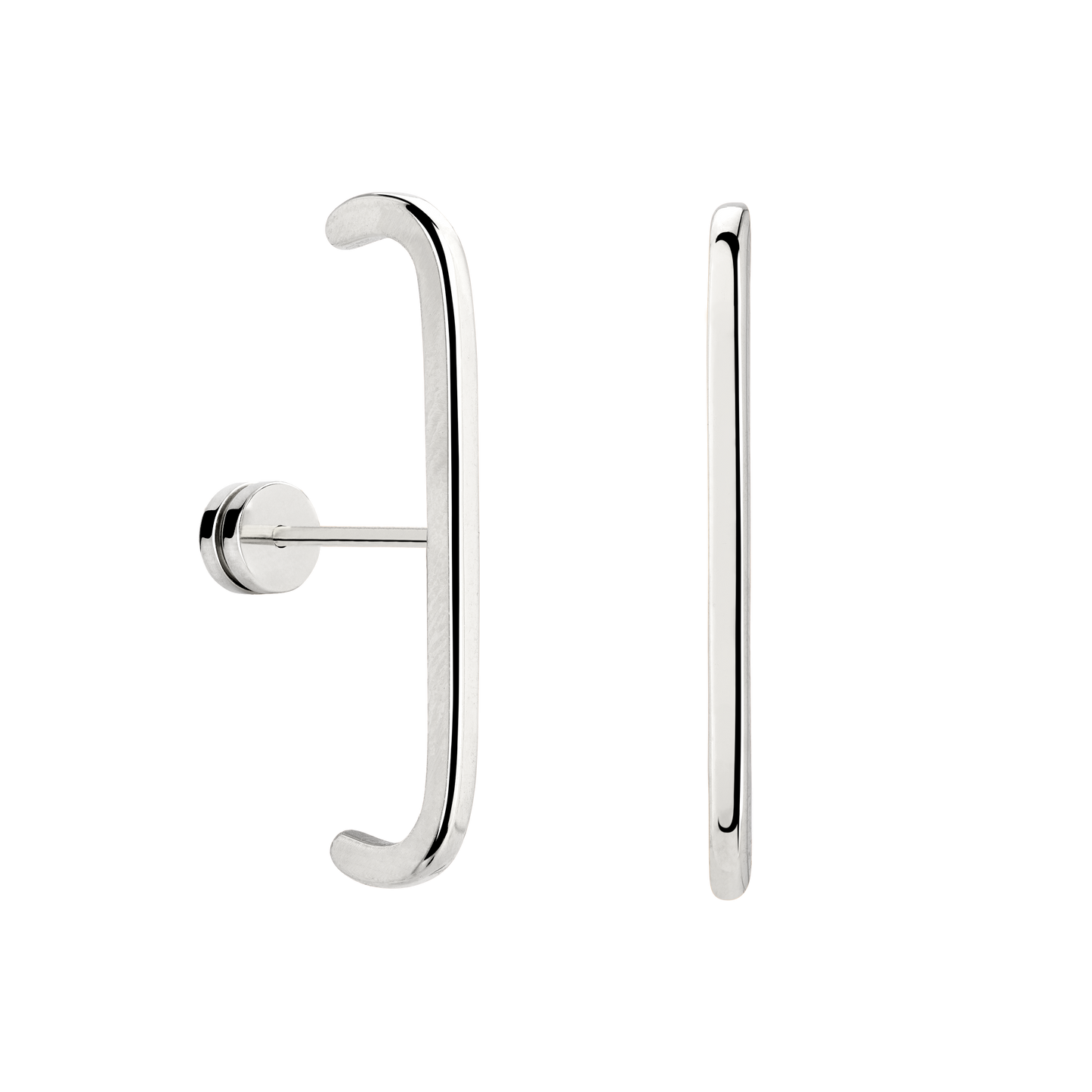 Soft Line Studs Silber