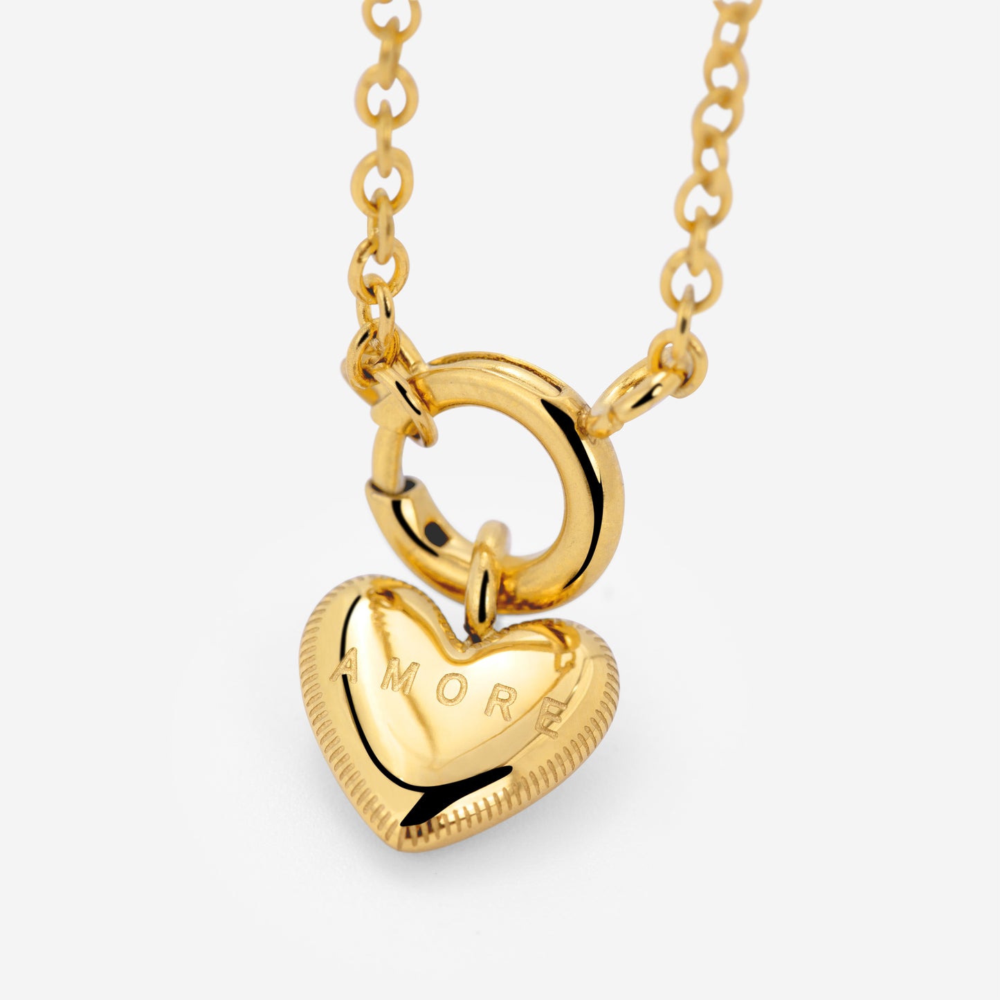 Amore Mio Classic Chain Necklace Set Gold