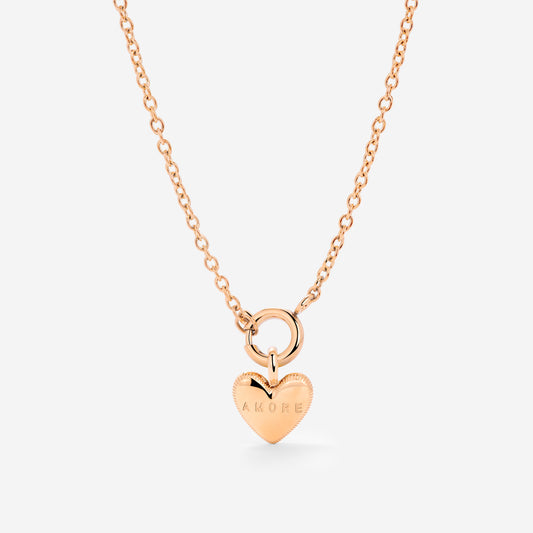 Amore Mio Classic Chain Necklace Set Roségold