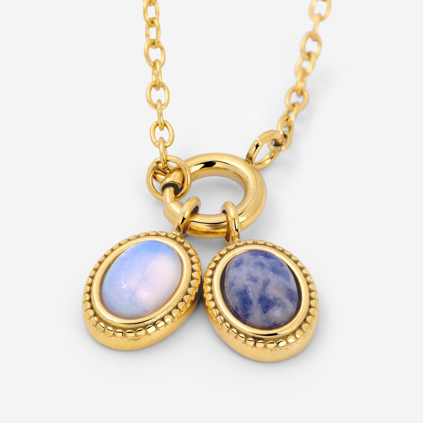 Classic Chain Charm Necklace Set